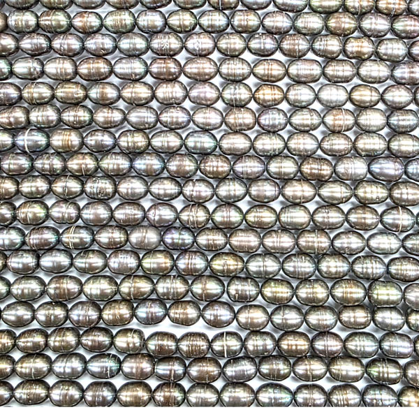 FRESHWATER PEARL RICE 7-8MM BRONZE